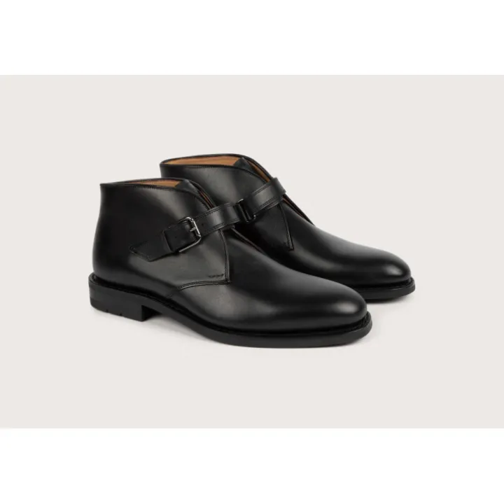 Heschung Bottines|Bottine Chêne BoxcolorisNoir,semelleOnyx