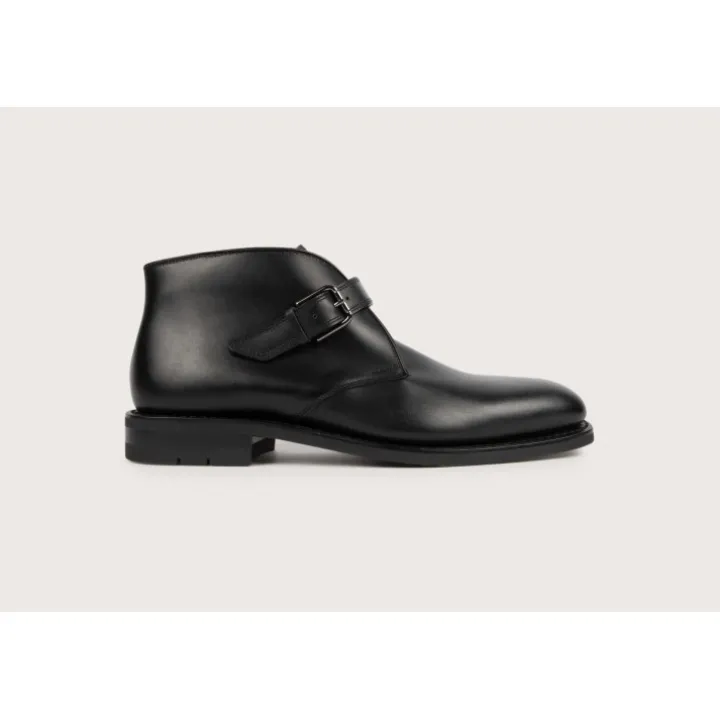 Heschung Bottines|Bottine Chêne BoxcolorisNoir,semelleOnyx