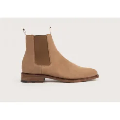Heschung Les Intemporels|Bottines|Bottine Frêne HydrovelourscolorisTerre,semelleCuir