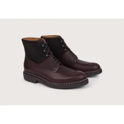 Heschung Les Intemporels|Bottines|Bottine Ginkgo Beluga/HydrovelourscolorisMoro,semelleRavel
