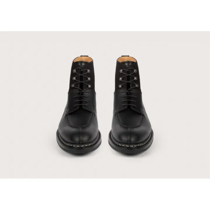 Heschung Les Intemporels|Bottines|Bottine Ginkgo Suportlo/ToilecolorisNoir,semelleRavel