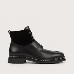 Heschung Les Intemporels|Bottines Et Bottes|Bottine Ginkgo Anilcalf/CachemirecolorisNoir,semelleRavel