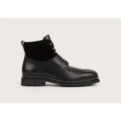 Heschung Les Intemporels|Bottines Et Bottes|Bottine Ginkgo Anilcalf/CachemirecolorisNoir,semelleRavel