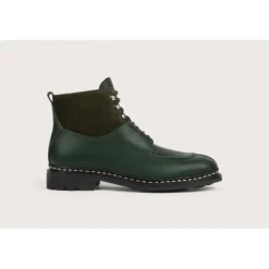 Heschung Les Intemporels|Bottines Et Bottes|Bottine Ginkgo Suportlo/HydrovelourscolorisSapin,semelleRavel