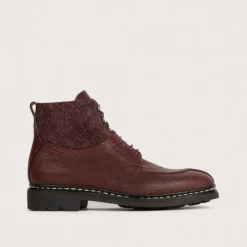 Heschung Les Intemporels|Bottines Et Bottes|Bottine Ginkgo Bufalo/CrazycolorisChianti,semelleRavel