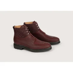 Heschung Les Intemporels|Bottines Et Bottes|Bottine Ginkgo Bufalo/CrazycolorisChianti,semelleRavel