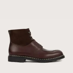 Heschung Les Intemporels|Bottines|Bottine Ginkgo Suportlo/HydrovelourscolorisMoro/Cafu00e9,semelleRavel