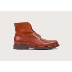 Heschung Les Intemporels|Bottines|Bottine Ginkgo Ontario/HydrovelourscolorisGold/Havanne,semelleRavel