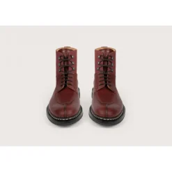Heschung Les Intemporels|Bottines|Bottine Ginkgo Suportlo/ToilecolorisMerlot,semelleRavel