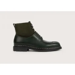 Heschung Les Intemporels|Bottines|Bottine Ginkgo Suportlo/HydrovelourscolorisSapin,semelleRavel