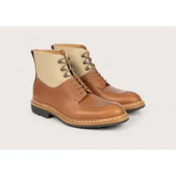 Heschung Les Intemporels|Bottines|Bottine Ginkgo Suportlo/ToilecolorisNaturel,semelleRavel