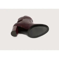 Heschung Les Intemporels|Bottines Et Bottes|Bottine Hera KidcalfcolorisAubergine,semelleCuir