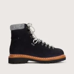 Heschung Bottines|Bottine Iseran HydrovelourscolorisNavy,semelleRoccia