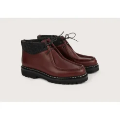 Heschung Bottines|Bottine Lierre Suportlo/TweedcolorisMerlot,semelleVibram