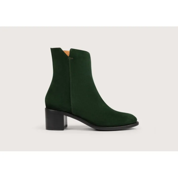 Heschung Bottines Et Bottes|Bottine Madeline VelvetcolorisVigne,semellecuirP