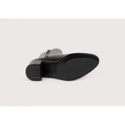 Heschung Bottines Et Bottes|Bottine Madeline KidcalfcolorisAubergine,semelleCuir
