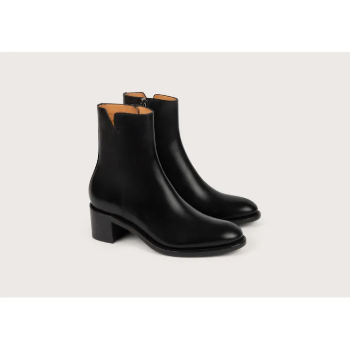 Heschung Bottines Et Bottes|Bottine Madeline BoxcolorisNoir,semelleCuir