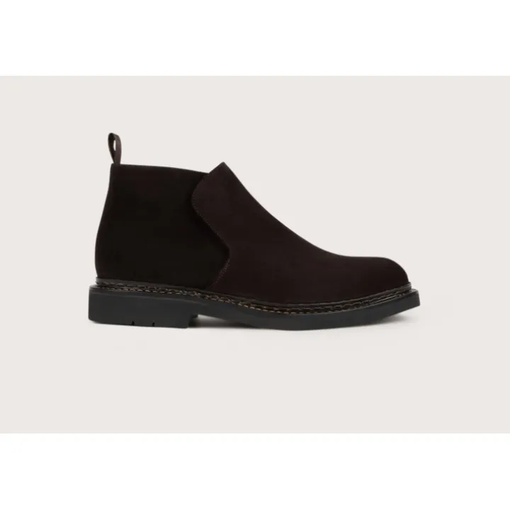 Heschung Bottines|Bottine Peuplier HydrovelourscolorisMoro,semelleHu00e9vu00e9a