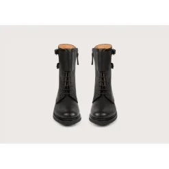 Heschung Les Intemporels|Bottines Et Bottes|Bottine Rangers BufalocolorisNoir,semelleCommando