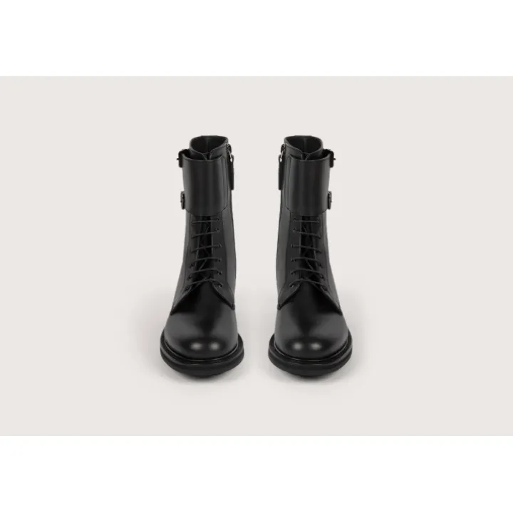 Heschung Les Intemporels|Bottines Et Bottes|Bottine Rangers PurecalfcolorisNoir,semelleCommando