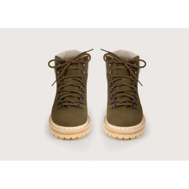 Heschung Bottines|Bottine Vanoise NubuckcolorisKaki,semelleRoccia