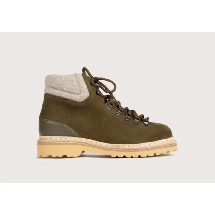 Heschung Bottines|Bottine Vanoise NubuckcolorisKaki,semelleRoccia