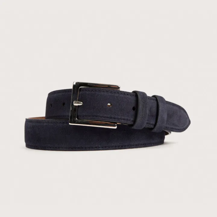 Heschung Accessoires|Ceinture Nation VeloursNavy