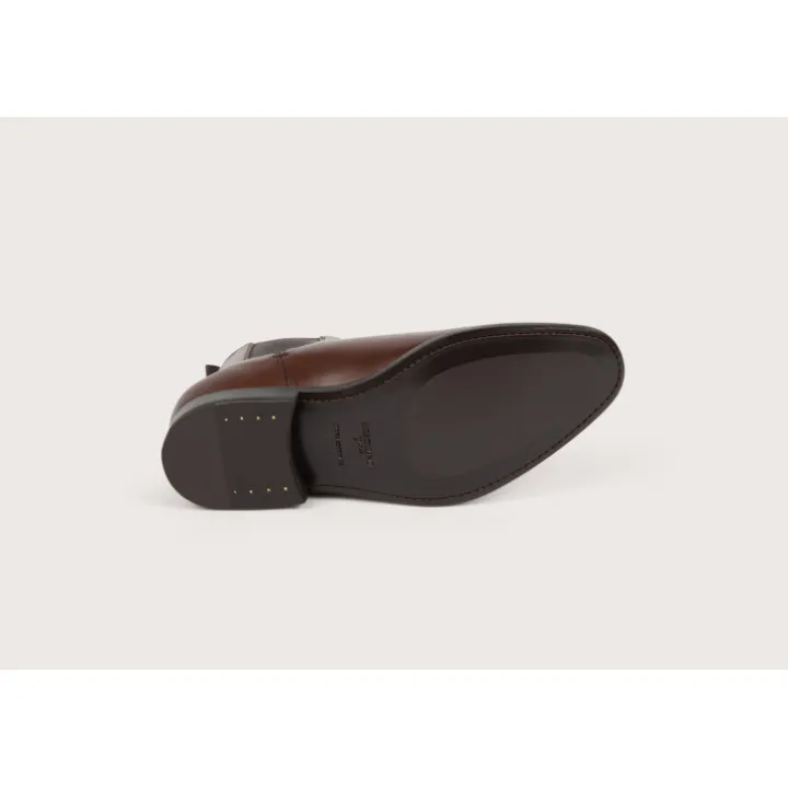 Heschung Les Intemporels|Bottines Et Bottes|Chelsea Boots Frêne KidcalfcolorisChocolat,semelleCuir