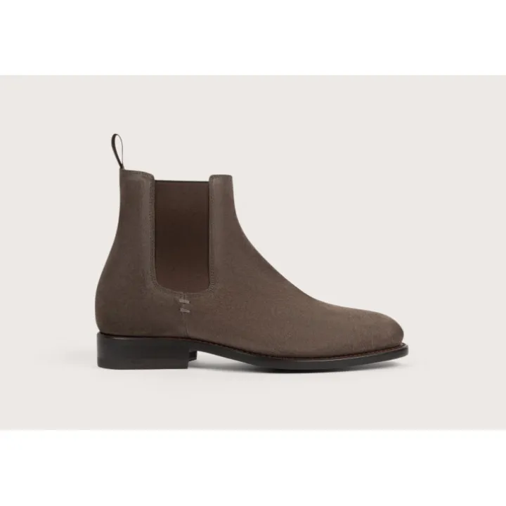 Heschung Les Intemporels|Bottines Et Bottes|Chelsea Boots Frêne HydrovelourscolorisAcacia,semelleCuir