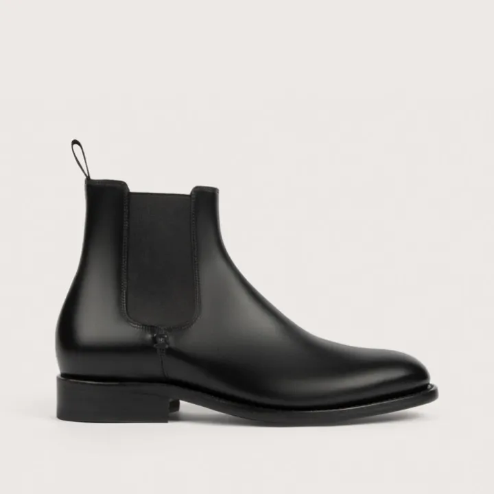 Heschung Les Intemporels|Bottines Et Bottes|Chelsea Boots Frêne BoxcolorisNoir,semelleCuir