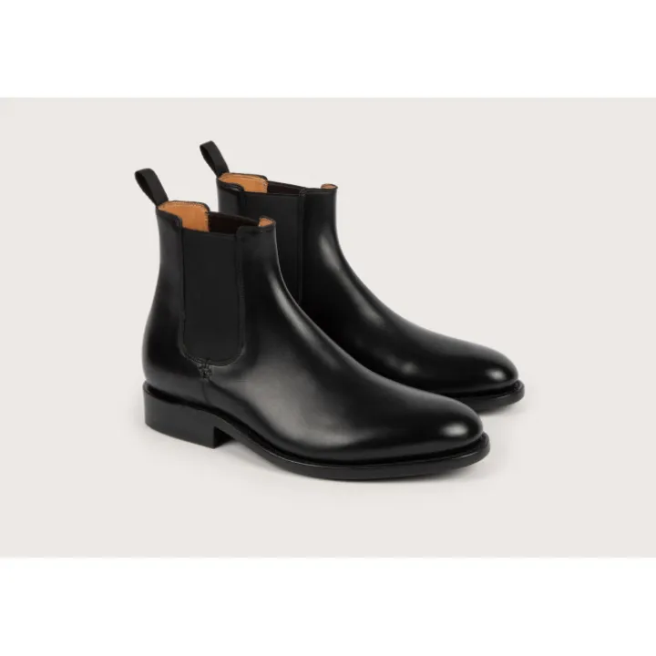 Heschung Les Intemporels|Bottines Et Bottes|Chelsea Boots Frêne BoxcolorisNoir,semelleCuir