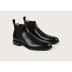 Heschung Les Intemporels|Bottines|Chelsea Boots Fusain BoxcolorisNoir,semelleOnyx