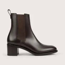 Heschung Les Intemporels|Bottines Et Bottes|Chelsea Boots Maud BoxcolorisMoro,semelleCuir