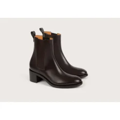 Heschung Les Intemporels|Bottines Et Bottes|Chelsea Boots Maud BoxcolorisMoro,semelleCuir