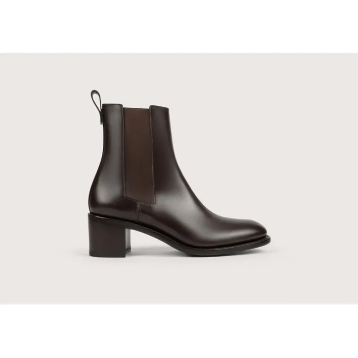 Heschung Les Intemporels|Bottines Et Bottes|Chelsea Boots Maud BoxcolorisMoro,semelleCuir
