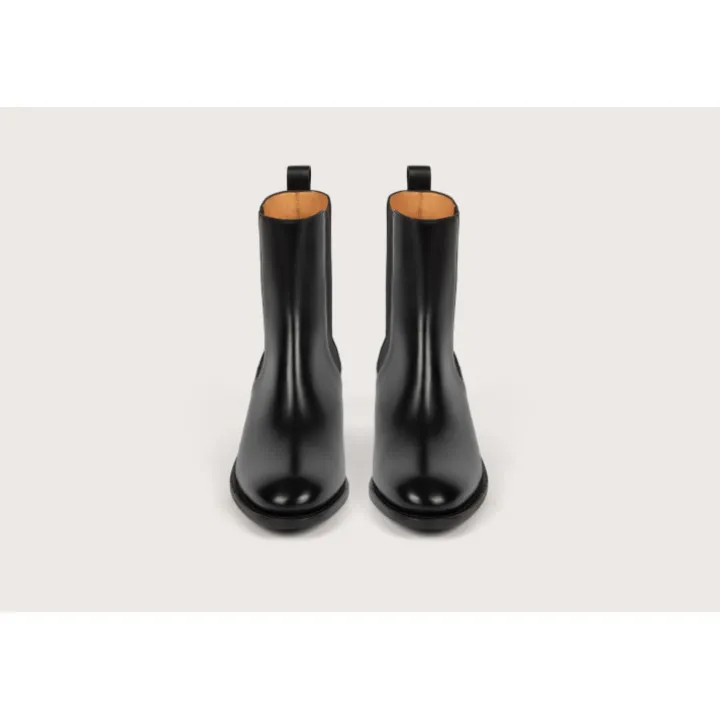 Heschung Les Intemporels|Bottines Et Bottes|Chelsea Boots Maud BoxcolorisNoir,semelleCuir