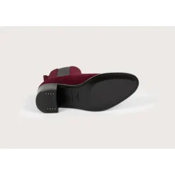 Heschung Les Intemporels|Bottines Et Bottes|Chelsea Boots Maud VelourscolorisAubergine,semelleCuir