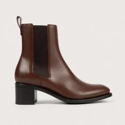 Heschung Les Intemporels|Bottines Et Bottes|Chelsea Boots Maud KidcalfcolorisChocolat,semelleCuir