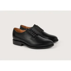 Heschung Derbies|Derby Aralia BoxcolorisNoir,semelleCuir