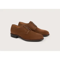 Heschung Les Intemporels|Derbies|Derby Aralia HydrovelourscolorisCigagre,semelleOnyx