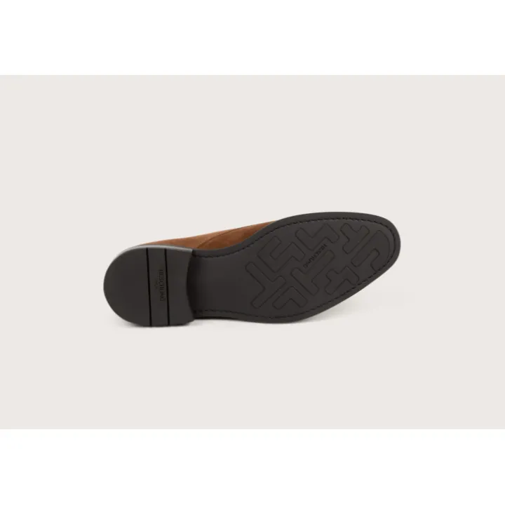 Heschung Les Intemporels|Derbies|Derby Aralia HydrovelourscolorisCigagre,semelleOnyx