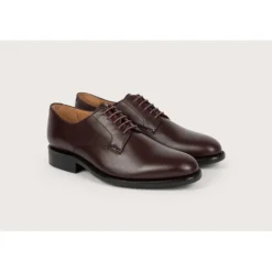Heschung Derbies|Derby Aralia KidcalfcolorisAubergine,semelleCuir