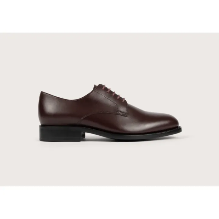 Heschung Derbies|Derby Aralia KidcalfcolorisAubergine,semelleCuir
