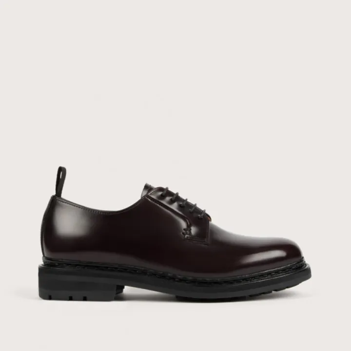 Heschung Derbies|Derby Aronia WindsorcolorisAubergine,semelleCommando