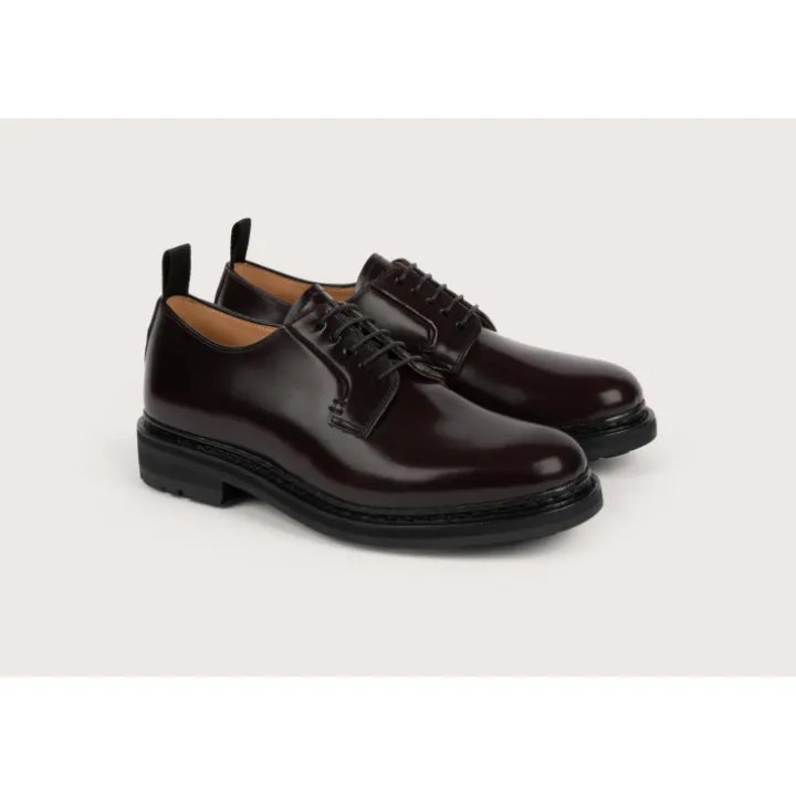Heschung Derbies|Derby Aronia WindsorcolorisAubergine,semelleCommando