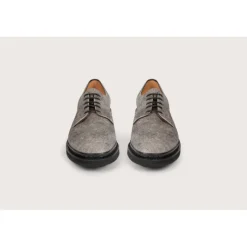 Heschung Derbies|Derby Aronia Velours/FeutrecolorisGrey,semelleCommando