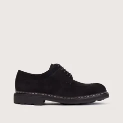 Heschung Les Intemporels|Derbies|Derby Catalpa HydrovelourscolorisMoro,semelleRavel