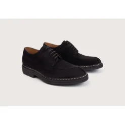 Heschung Les Intemporels|Derbies|Derby Catalpa HydrovelourscolorisMoro,semelleRavel