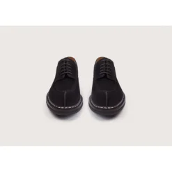 Heschung Les Intemporels|Derbies|Derby Catalpa HydrovelourscolorisMoro,semelleRavel