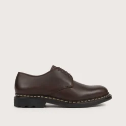 Heschung Les Intemporels|Derbies|Derby Crocus AnilcalfcolorisCafu00e9,semelleRavel